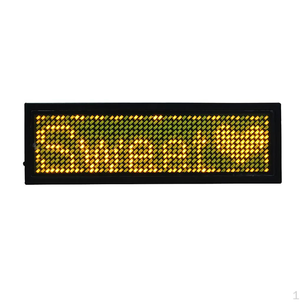 

LED Scrolling Bar Badge Name Tag Message Sign