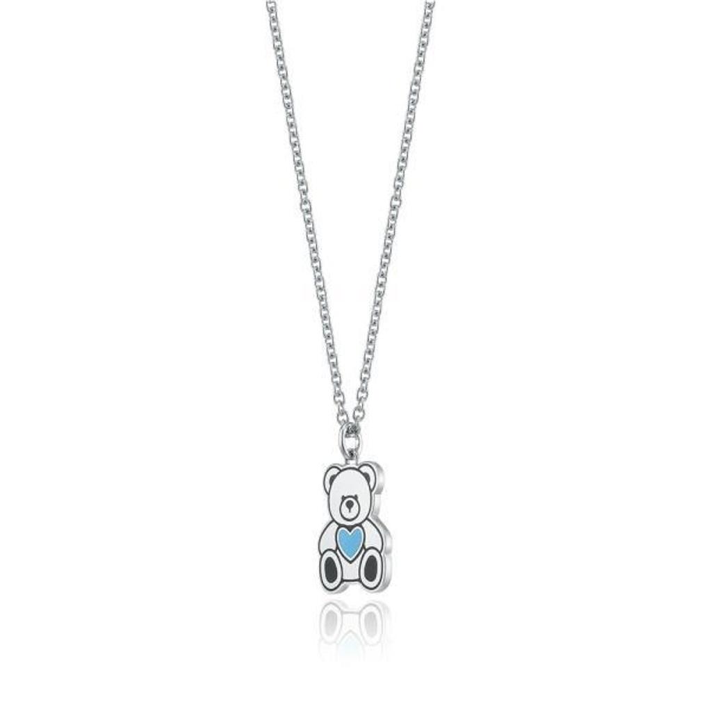 LLOYD Blue Heart Ronnie Anti-Lost Silver Necklace LNS25001S