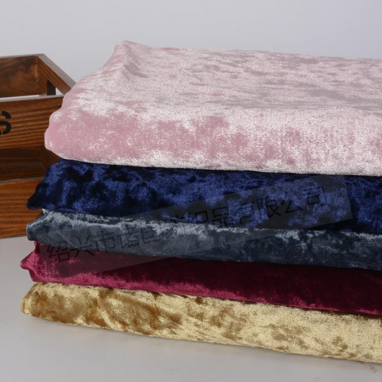 Fashion Ice Flower Velvet Weft Knit Gold Diamond Velvet – 30+ Color Options for Candy Bag Fabric