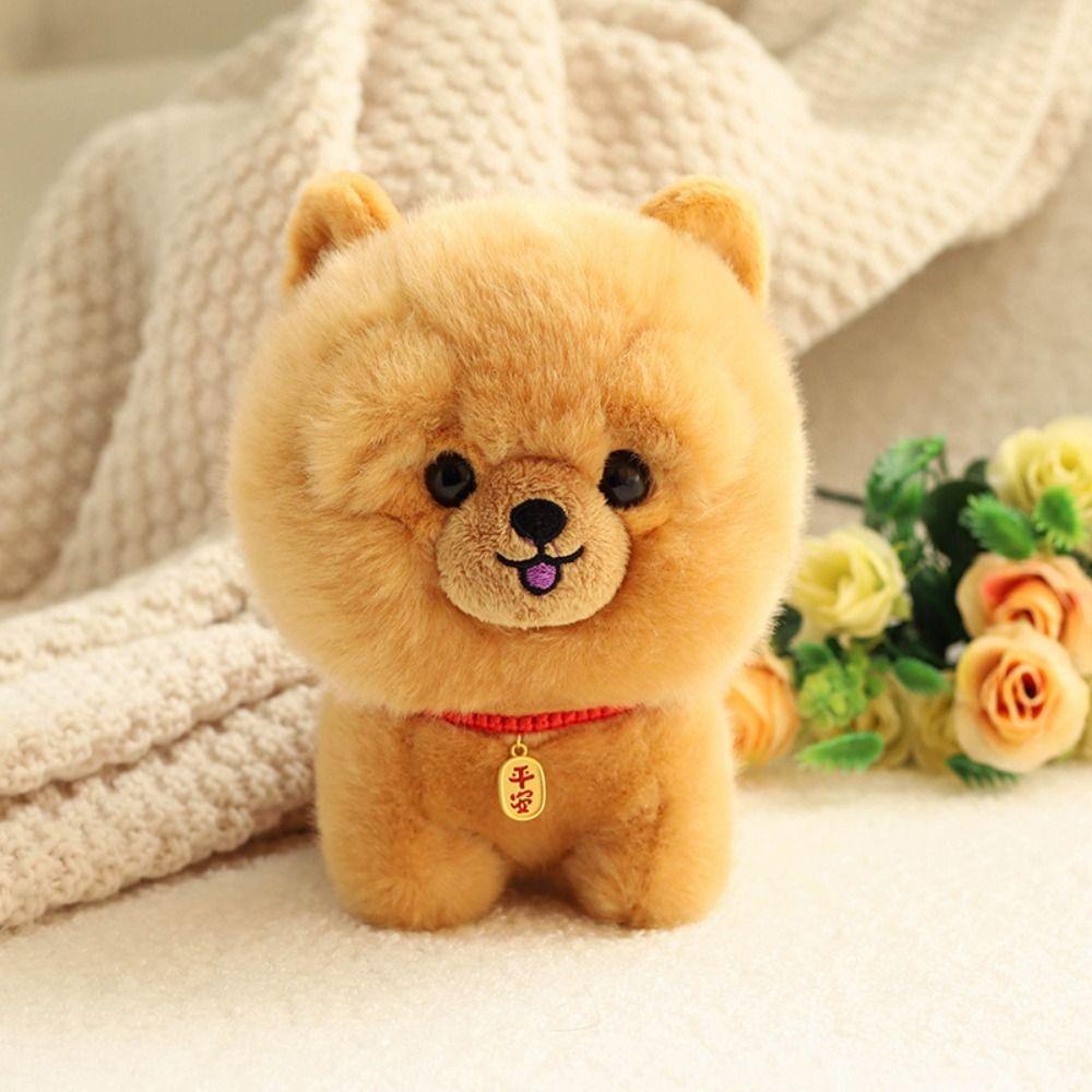 Stuffed Doll Fluffy Dog Plush Toy Plush Fluffy Puppy Soft Doll  Girl Gift