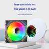 Prism 4th Gen Pro ARGB Case Fan with Forward/Reverse, Multi-faceted Lens, Temp Control, Silent Cooling for Desktops
