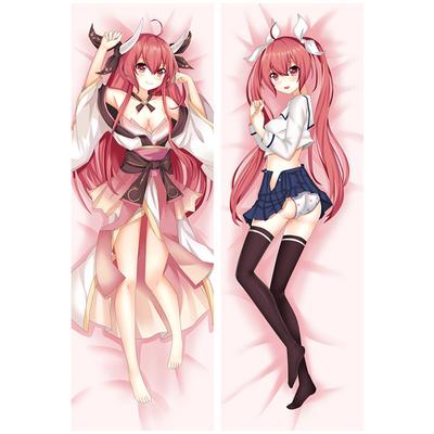 Anime Dearly Stars Yastık Kılıfları 3D Çift Taraflı Baskılı Yastık Kılıfları Cilt Şeftali DATE A LIVE Sarılma Vücut Yatak Yastık Kılıfı Kılıfı