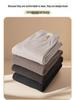 Fleece-Lined Elastic Waist High-Waist Casual Loose Fit Straight-Leg Pants for Middle-Aged and Elderly Women—Ideal for Autumn/Winter.