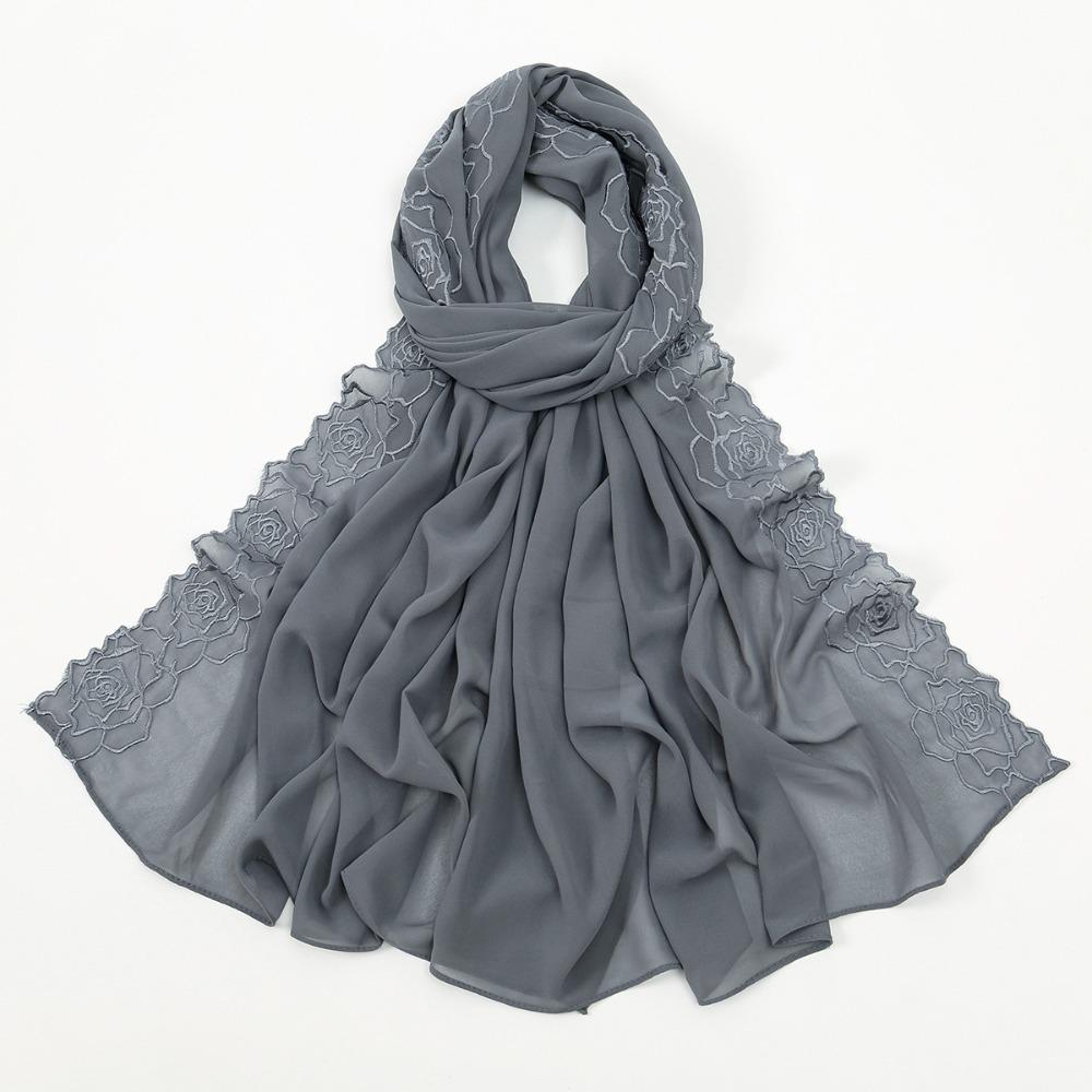 Elegant Headscarf Chiffon Hijab Scarf Versatile Women Turban  for Women