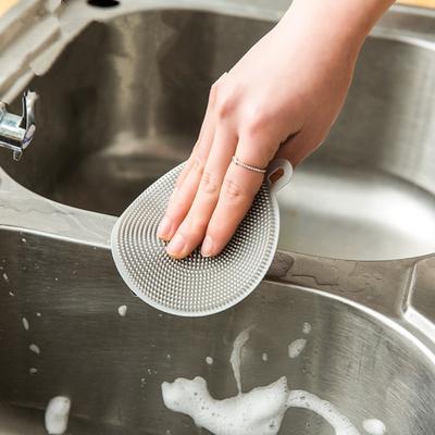 Shape Food Grade Cleaning Brush Fruit Vegetable Brushes Kitchen Cleaning Tools Dishwashing Brush