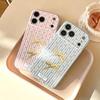 Applicable To Apple 17PROMAX Girl Heart Striped Polka Dot Bow Mobile Phone Case Apple 16/15 Cute 14/13
