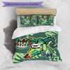 Pianosaurus Printed 3PCS Bedding Set Soft Breathable Duvet Cover Pillowcases Set Washable Bedroom Decor Home Gift