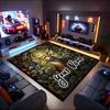 1PC Custom Name Deer Forest Theme Floor Mat Ideal for Living Room, Game Rooms, Office, Bedroom,Floor Mat Playful Design