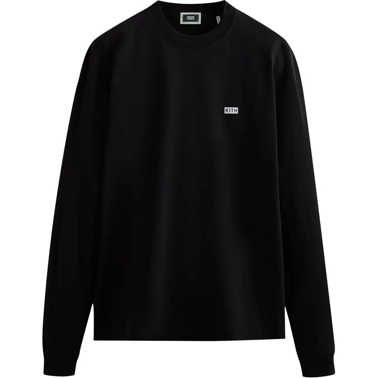

Kith Long-Sleeve Lax Tee Black Men Tops KHM030688-001 XXL