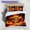 Belgium Football Printed Bedding 3 Piece Set Cozy Breathable Bed Cover Set As Housewarming Holiday Gift
