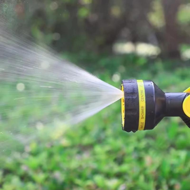 1 Pack tragbare multifunktionale Hochdruckreiniger-Pistole 10 Modi Gartensprenger Schwere Hochdruck-Wasserpistole Bewässerung Gartenbewässerung