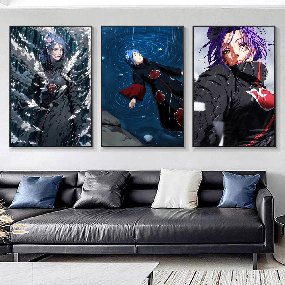 Cartoon Anime Characters K-Konan Posters HD Print Vintage Wall Art Decor for Home Study Room