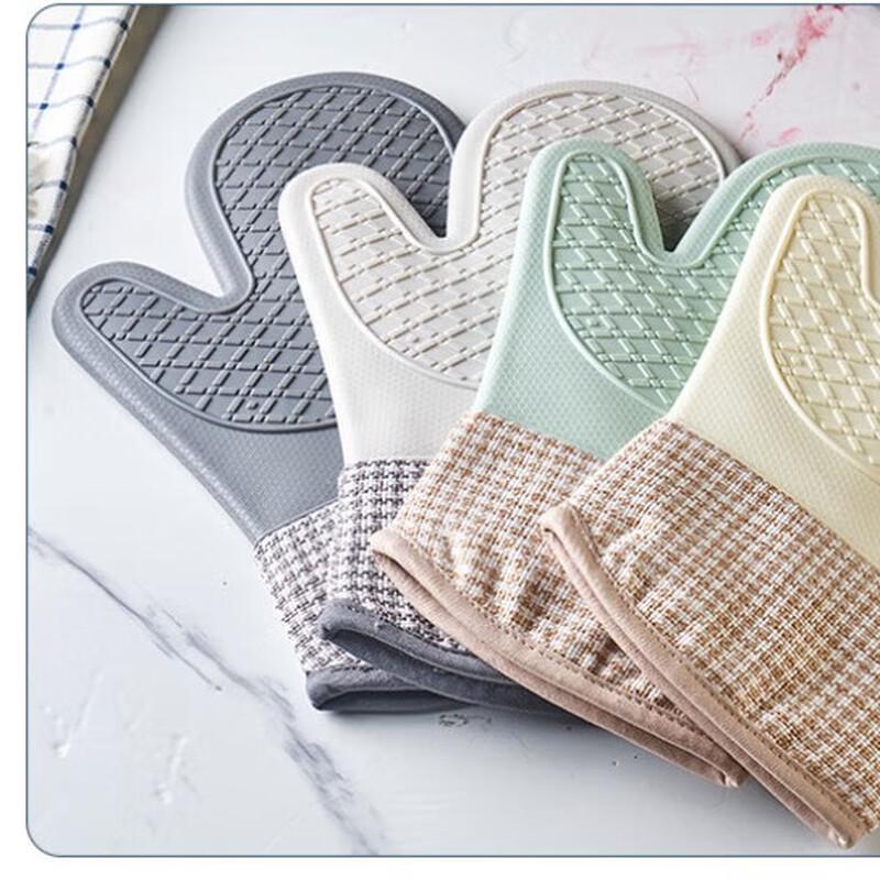 ZISIZ Silicone Oven & Microwave Mitts