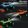 1:64 High-speed Mini RC Car Alloy Appearance Cool Lights Shock Absorption Off-Road RC Monster Truck Children's Gift