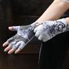 Men'S Summer Fishing Anti-Slip Wearable Cool Outdoor Professional Fishing G10-Dy Half Finger Gloves Ice Silk Breathable Soft Uv