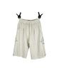 ANDFIVECLUB Applique Embroidery Bermuda Sweatpants[Oatmeal]