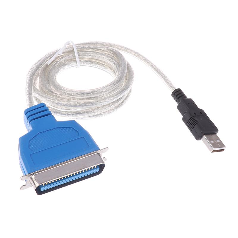 Usb 2.0 Type A To Centronics Parallel 36Pin Port Adapter Ieee 1284 Cb-Cn36 Printer Cable For Computer Laptop Pc Lead Print