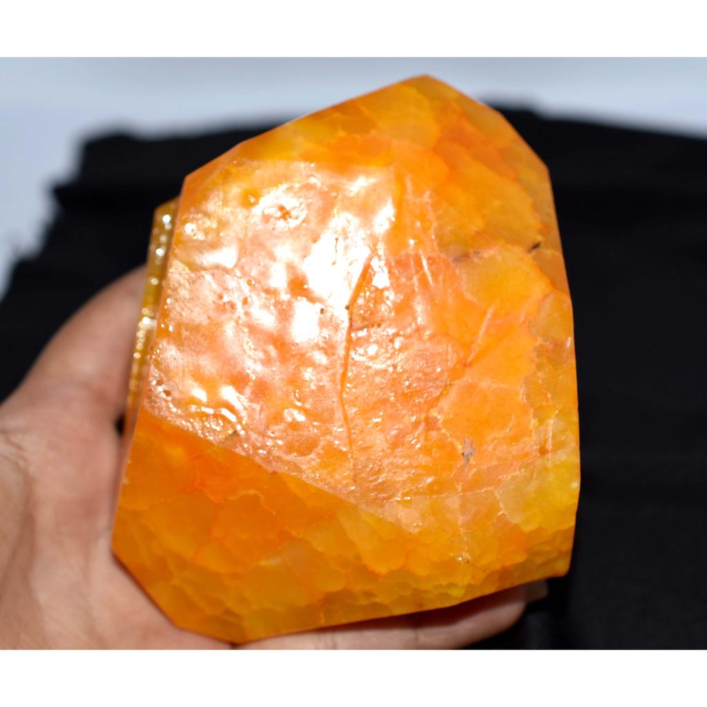 3066.75 Carat NATURAL Sapphire HUGE ROUGH Earth Mined CERTIFIED Yellow Gemstone.