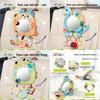 Dinosaur Fun Baby Car Mirror With Visual Stimuli And Rattles For Infant Development