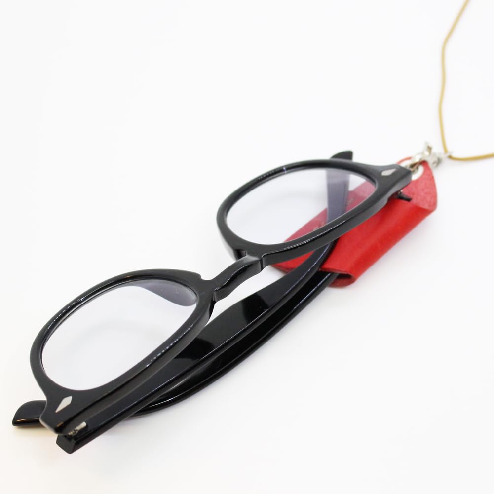 Eight Tokyo Eyeglass Japanese Leather Sunglasses Holder Leather Neck Strap for Men and Holder, Necklace, Women, Eco-Friendly [Sustainable Material],