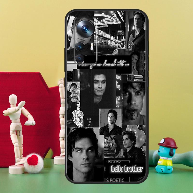 Damon Salvatore Vampire Diaries Case For Xiaomi 15T 14T 13T Pro 13 14 15 Ultra 17 Pro Max POCO F5 F6 F7 X5 X6 X7 Pro Cover