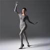 Sexy Women 120D Tights Hooded Mask Elastic Bodysuit Sheer See Through Rompers Glove Jumpsuits Cosplay Maid Leotard