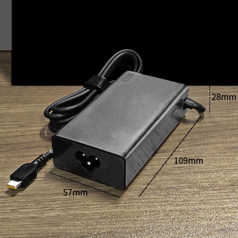 20V 5A USB C Laptop Charger Adapter 100W Fast Speed Power Supply with Charging Cable Compact for Laptops