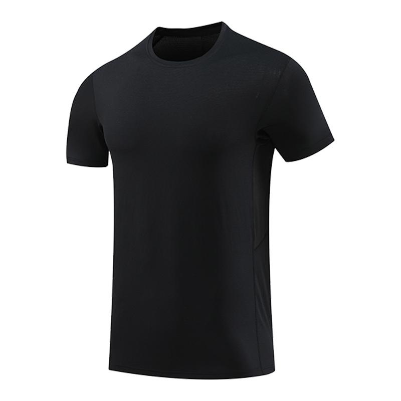 Mens Short Sleeve Running T-shirt Gym Jogging Sports Tops Male Fitness Sweatshirts High Quality Breathable Muscle Fit Sport Tees