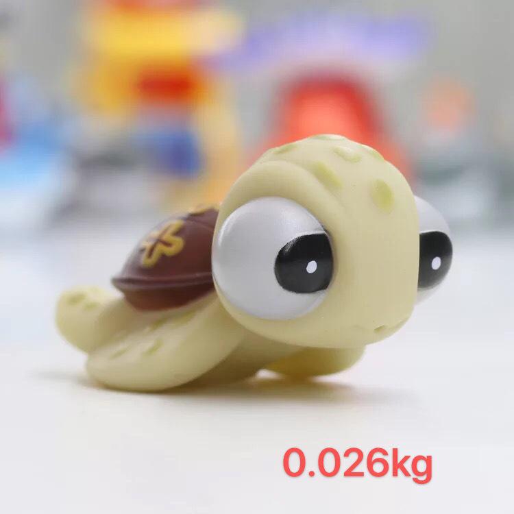 Exclusive Vinyl Water Play Set for Bathing: Shark, Octopus, and Turtle
