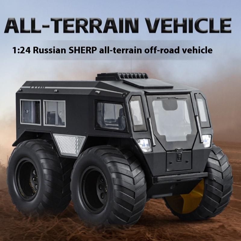 1/24 Metal Die-cast All-terrain Off-road Vehicle Model Simulation Sound and Light Children's Toy Car Ornaments Boys Gift Model