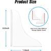 Tiga 2 Pieces Bathtub Shower Splash Guard, Bathroom Bath Tub Splash Guards with 3M Super Viscose, Perfectly Matched to Shower Curtain Weights