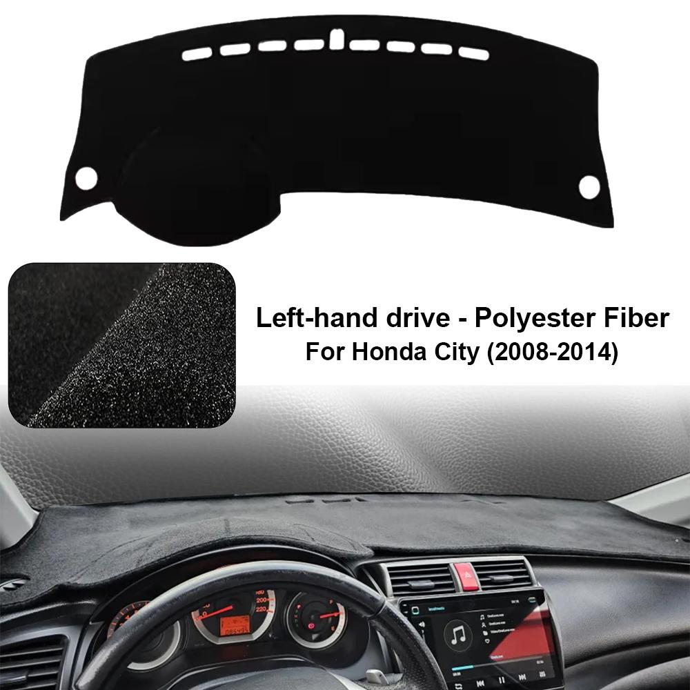 Car Dashboard Cover Pad For 2008-2014 Honda City Sunshade Protector Anti-UV Dash Mats Non-slip Pads Interior Accessories