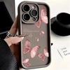Pink Butterfly Soft Silicone Phone Case For IPhone 16 11 13 14 12 Mni 17 Pro Max 15 Plus 17 Air Shockproof Cover