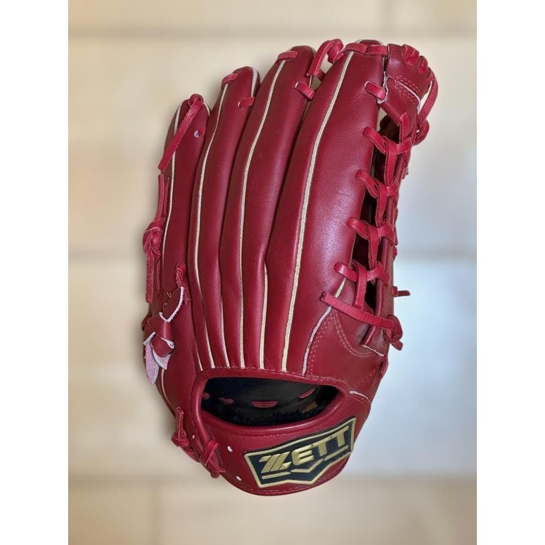 Used ZETT DURABLE Soft Gloves BRGB34840 Red