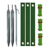 Heavy Duty 9pcs Tree Stump Support Kit for Tree Stability with Ground Nails Windbreak Straps and Rope for Outdoor Use