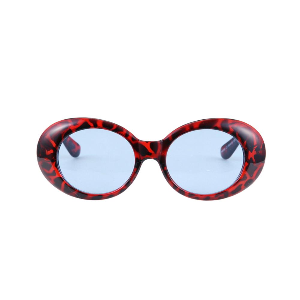 Haibisyeon Roswell Original Glossy Red Leopard / Blue Tint Lens