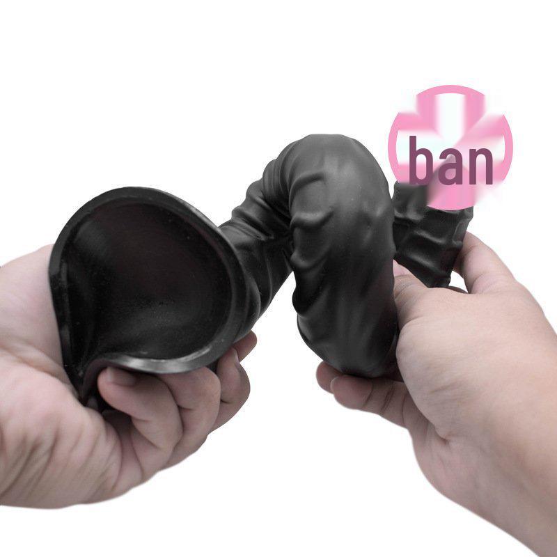 40cm Realistischer Saugnapf Dildo Massager, 4,6cm Dick, Erotisches Spielzeug für Erwachsene