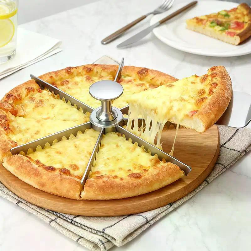 Aluminum Alloy Pizza Slicer Sharp Blades Food Grade Material For Home Kitchen Baking Pizza Making