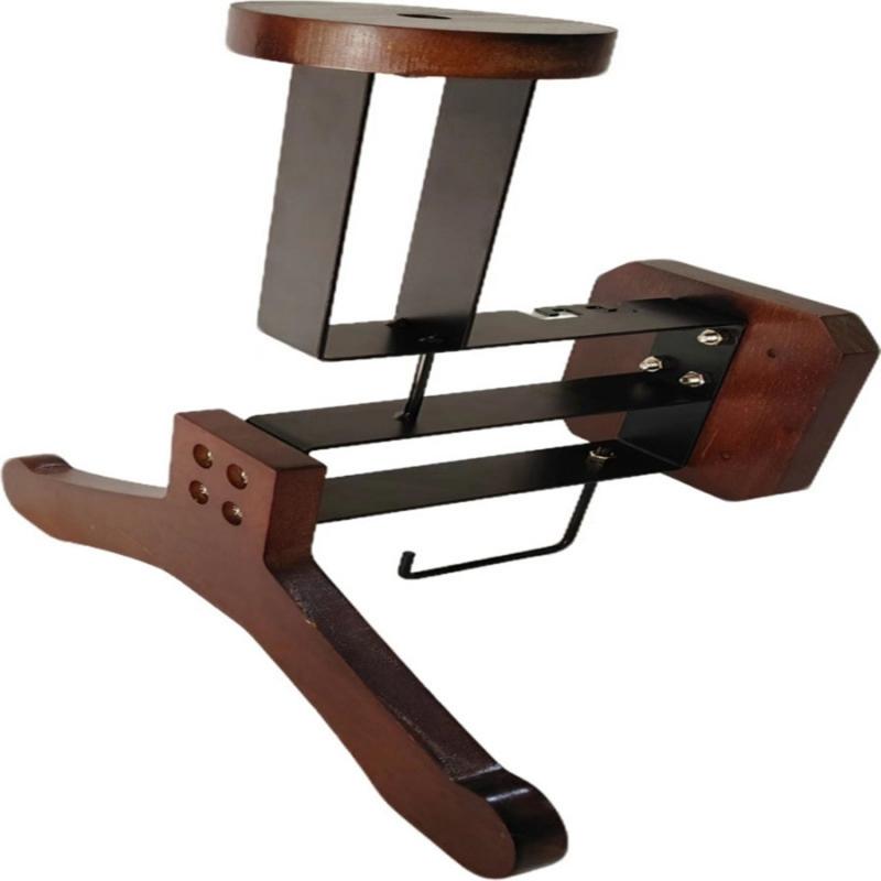 Wall-mounted Wooden Hat Rack On The Wall Motorcycle Helmets Display Rack Stand Wooden Helmet Holder