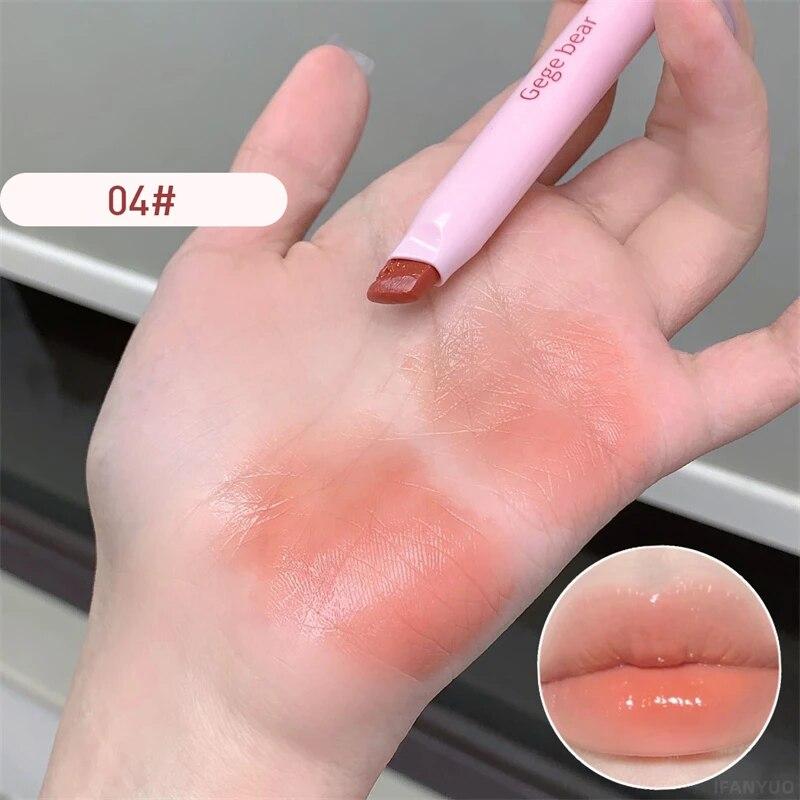 

Увлажняющая помада-ручка, легко окрашиваемая, гладкая, долговечная, блеск для губ, оттенок для губ, косметика для макияжа губ