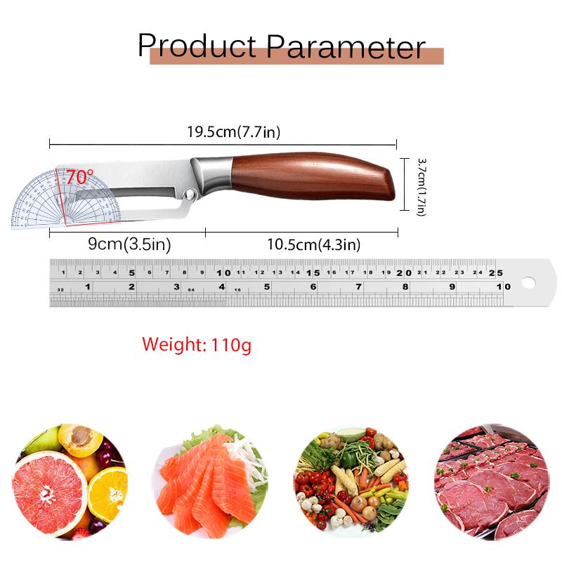 Multifunctional Peeler Stainless Steel Durable Sharp Blade Suitable for All Kinds of Fruits and Vegetables Home Kitchen Tool