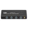4K@60Hz HDMI-compatible 2x1 Switch Box for 2 Computers Share One Monitor and 4 USB Devices for Keybord Mouse Printer