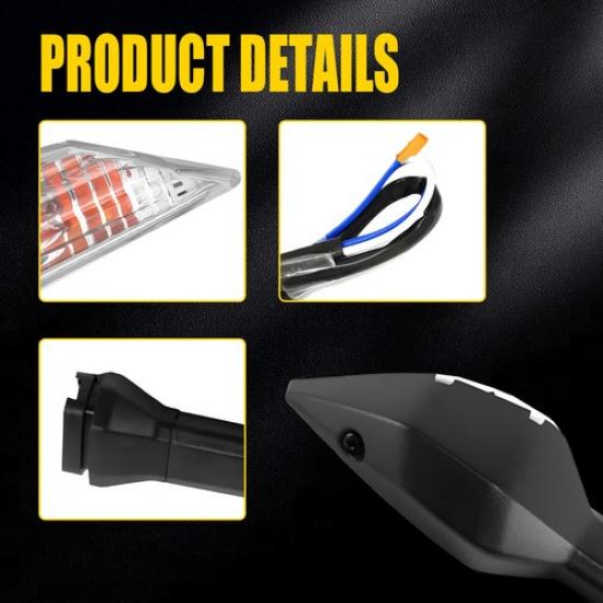 2x Indicator Turn Signal Light For KAWASAKI Z 250 SL 125 250 300 400 650 750 EOA