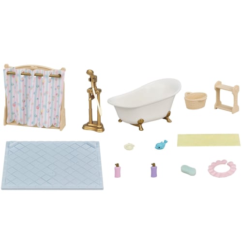 Sylvanian Families Furniture [Bath/Shower Set] Ka-628 ST Mark Certification For Ages 3 and Up Toy Dollhouse Sylvanian Families EPOCH