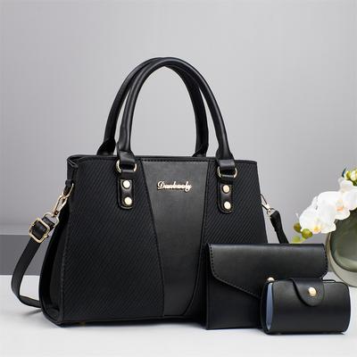 Mother and Child Bag Women's Bag Handbag Large Capacity Shoulder Bag Trend Splicing Bag