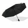 1pc Floral Leopard Print Auto-Fold Umbrella with One-Touch Open/Close - 8 Reinforced Ribs for Windproof Stability Yy251118143