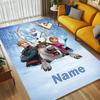 Personalized Name Princess Dreams Living Room Non-Slip Area Rug Soft Carpet for Bedroom Kids Playroom Sofa,Office Home Decor Doormat
