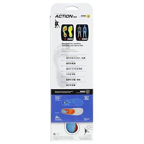 SIDAS Insole TennisBasketballVolleyballBadminton Action 3D M Blue (25.0-26.5cm)