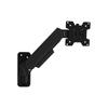 Adjustable Wall-Mounted Monitor Stand for 17-32 Inch Screens with Height, Horizontal, and Vertical Rotation