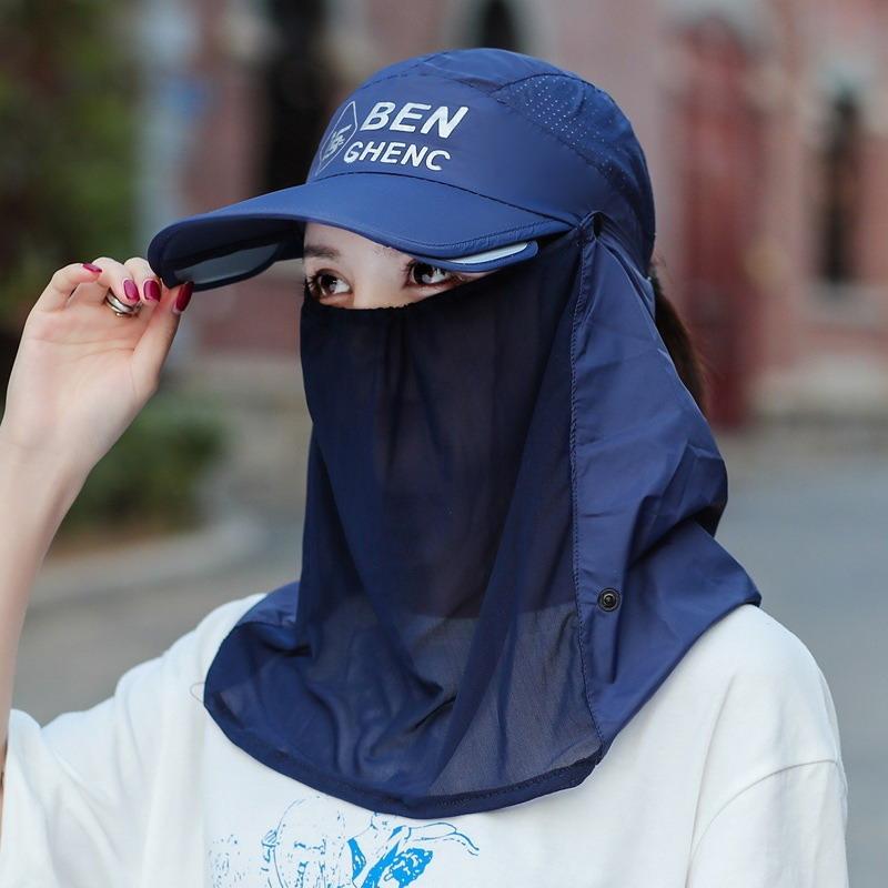 Sunscreen Cap with UV Protection Breathable Lightweight Hat for Fishing Hiking and Traveling Outdoors